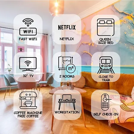 Colorful, Working Place, Netflix, Sight Seeing Leipzig Extérieur photo